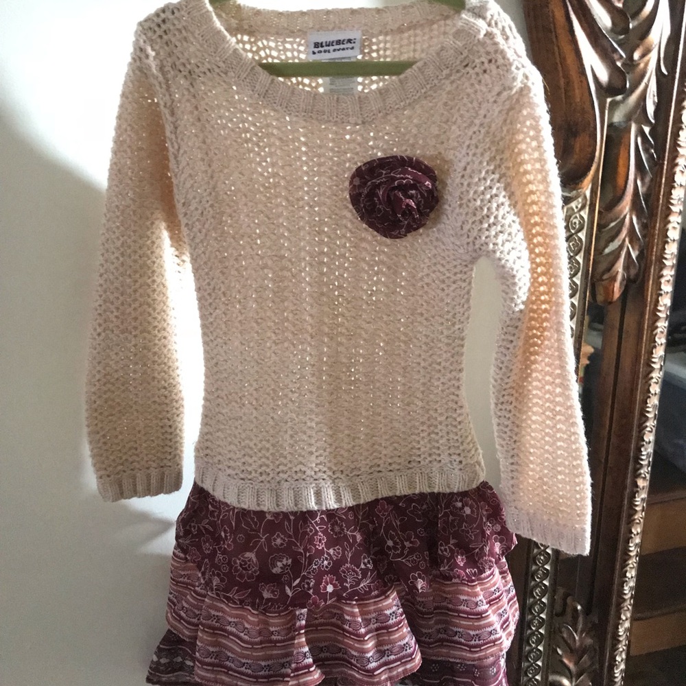 Cute sweater dress great for fall